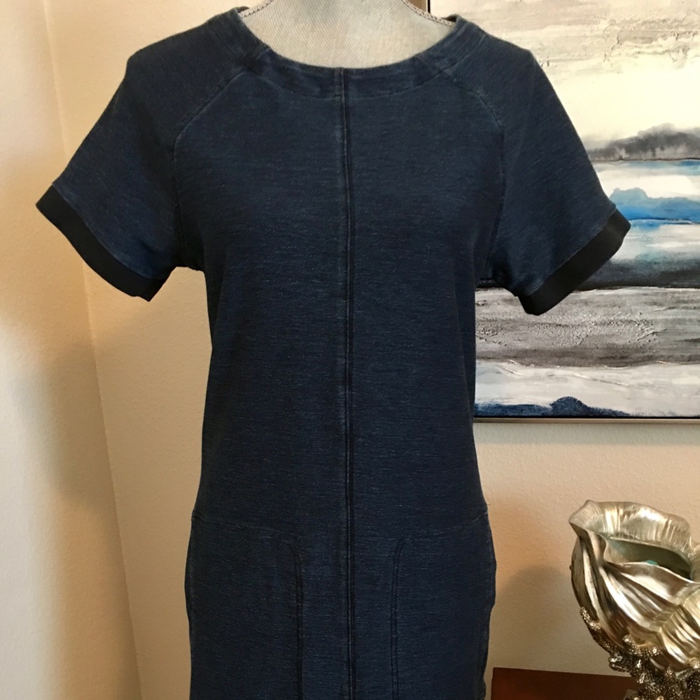 Super Comfy Stretch Denim Look Dress